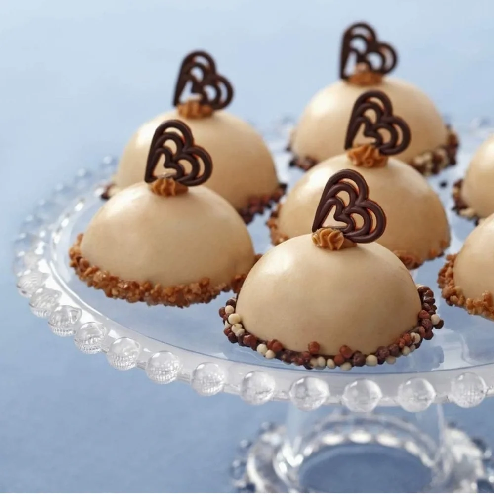 Silicone Chocolate Candy Molds, Jello Pudding Ball Ice Cube Peanut Butte